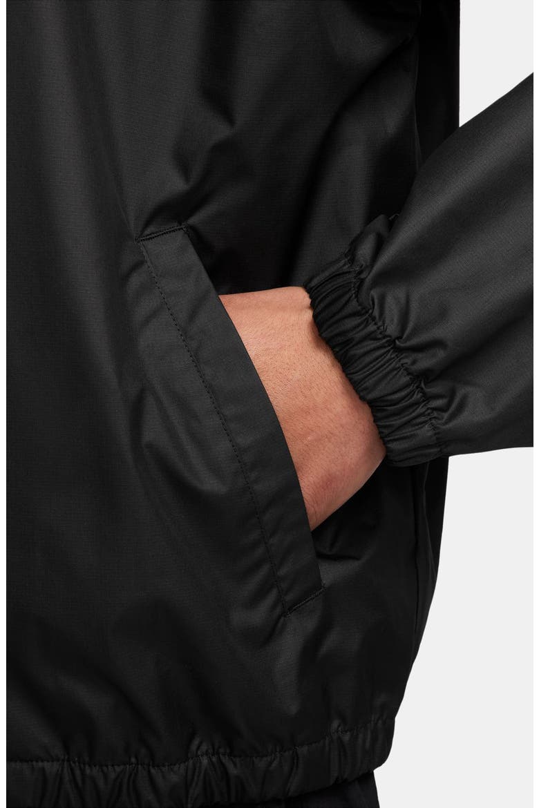 Sportswear Club Water Repellent Full-Zip Jacket, Alternate, color, BLACK/ WHITE