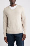 Nordstrom Cotton & Cashmere V-Neck Sweater