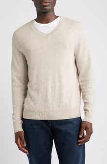 Nordstrom Cotton & Cashmere V-Neck Sweater