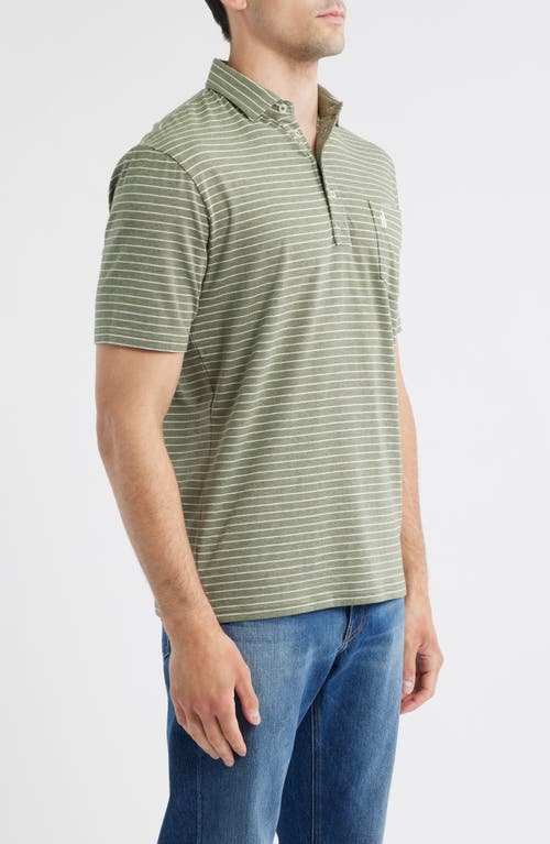 Johnnie-o Ryan Stripe Polo In Multi
