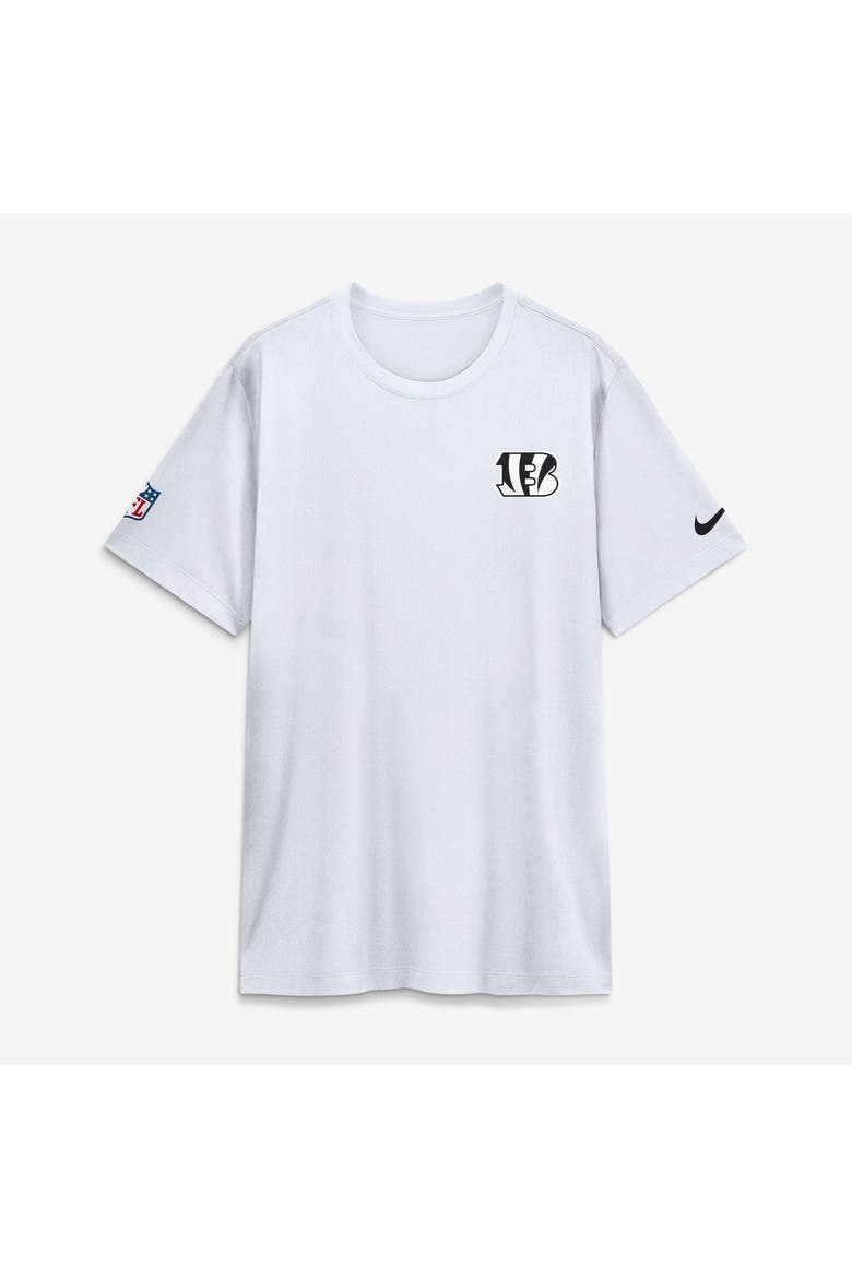 Men's Nike White Cincinnati Bengals Alt Legend Small Logo Dri-FIT T-Shirt, Main, color, White