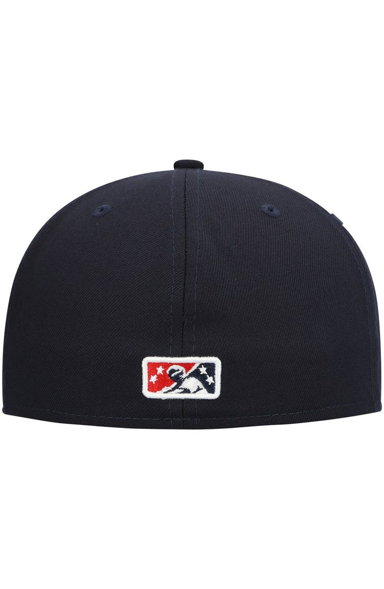 New Era Men's New Era Black Rocket City Trash Pandas Authentic Collection Team Alternate 59FIFTY Fitted Hat, Alternate, color,