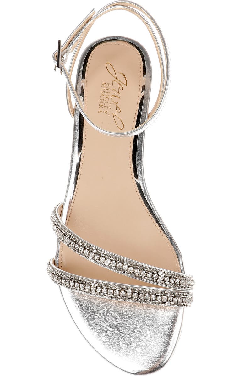 Jewel Badgley Mischka Roslyn Ankle Strap Sandal, Alternate, color,
