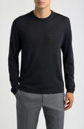 Jack Victor Wool & Silk Crewneck Sweater