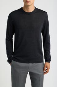 Jack Victor Wool & Silk Crewneck Sweater