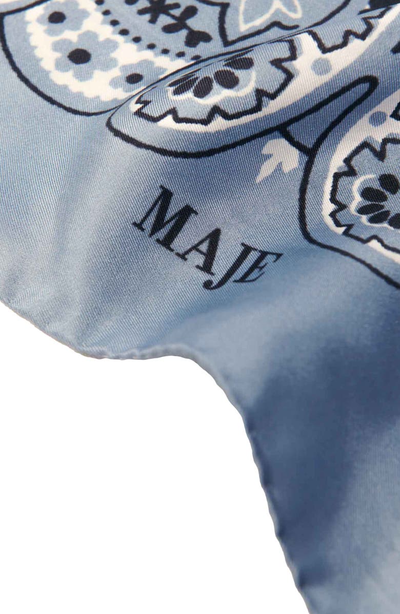maje Bandana print scarf, Alternate, color,