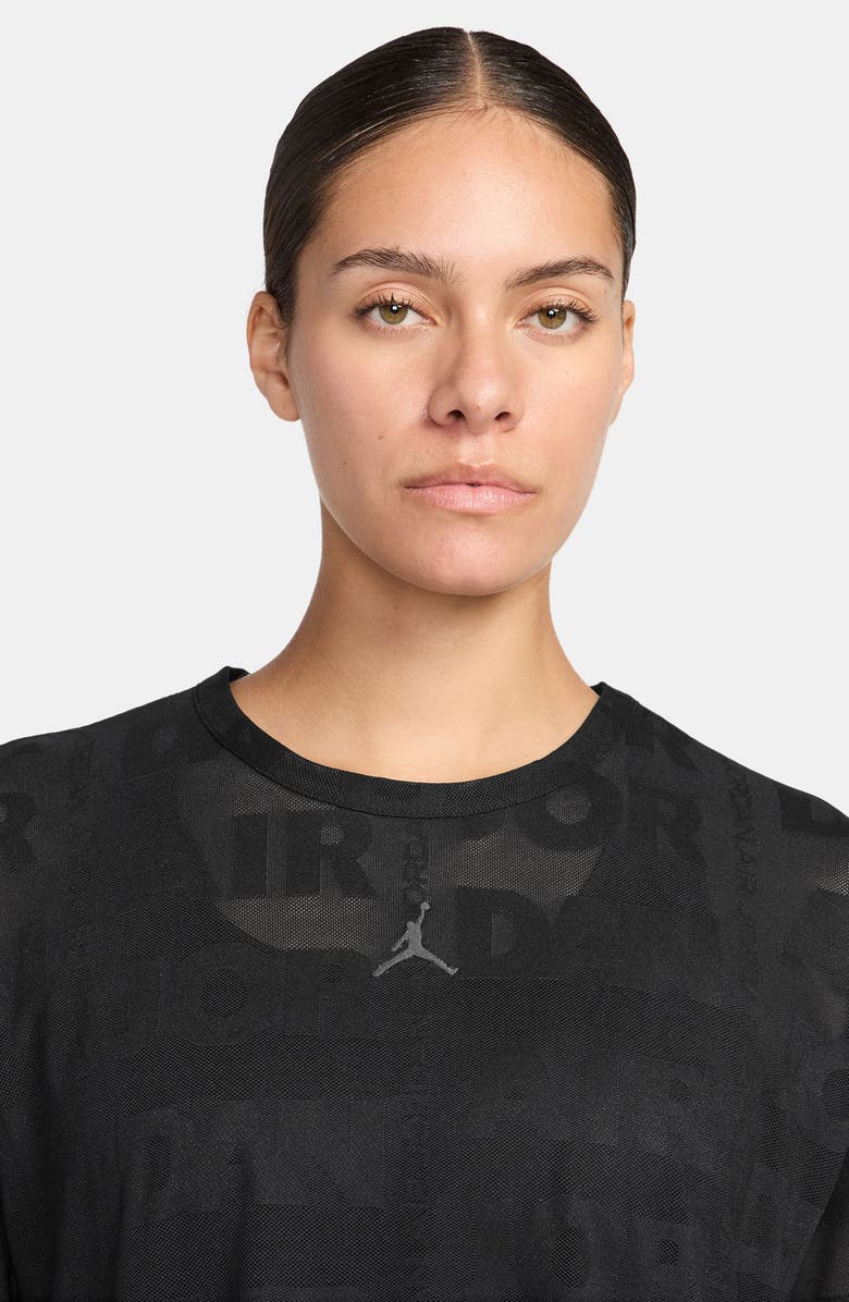Jordan Flight Boxy Semisheer Top, Alternate, color,