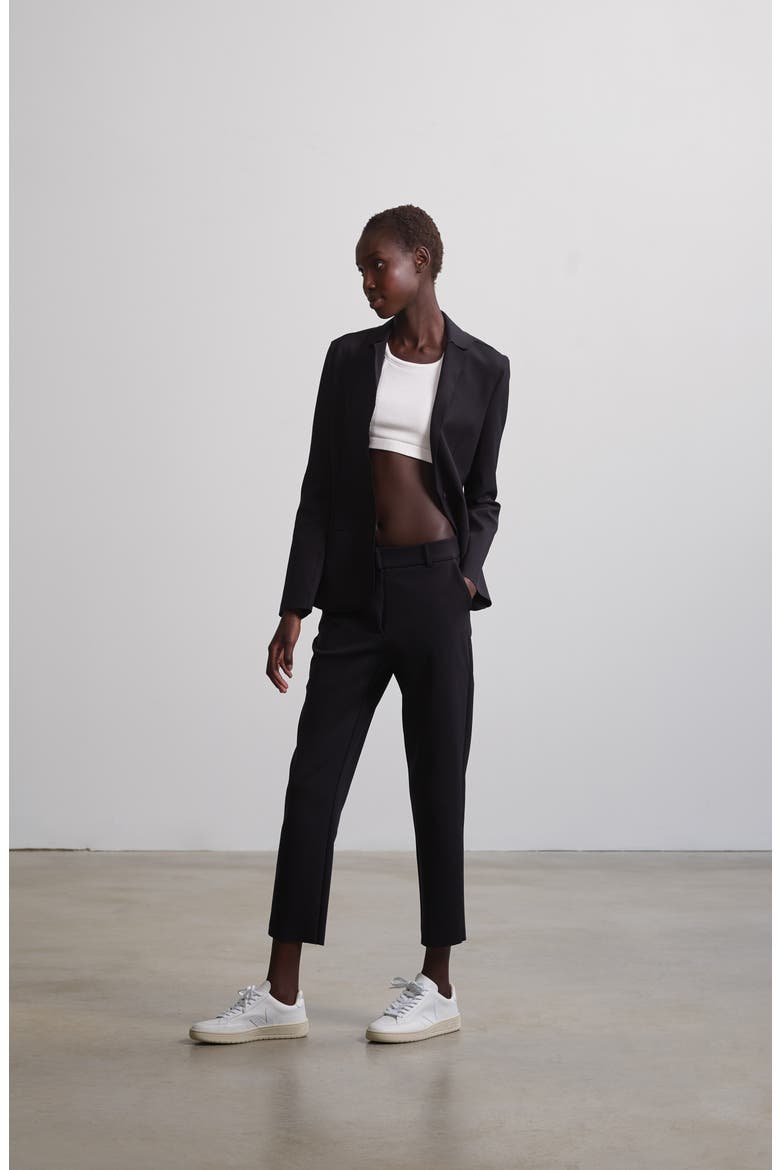 Neoprene CEO 7/8 Trousers, Alternate, color, BLACK