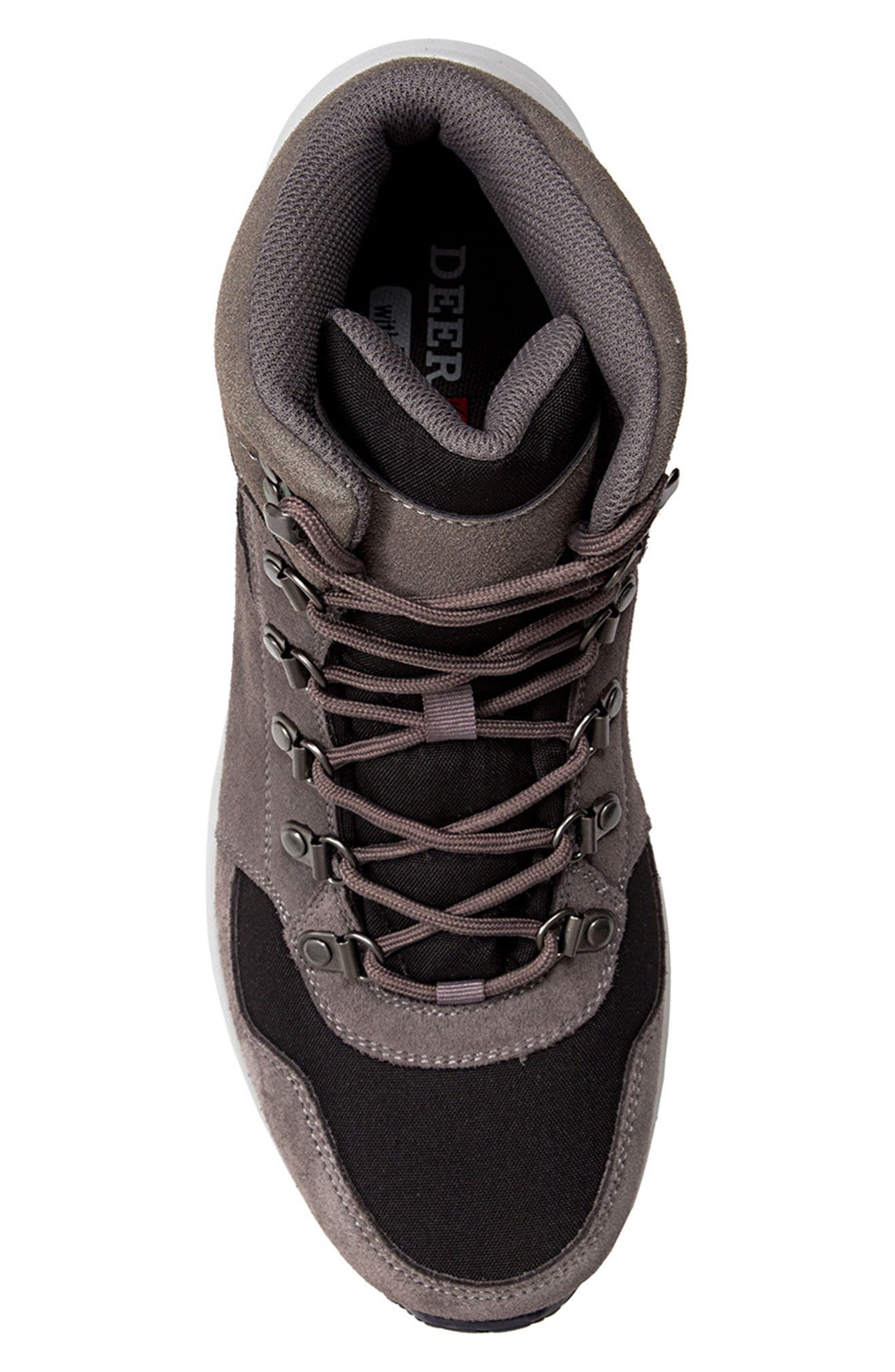 Deer Stags Peak Water-Repellent Leather Sneaker Boot, Alternate, color, 