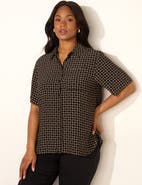 Live Unlimited Geo Print Short Sleeve Shirt