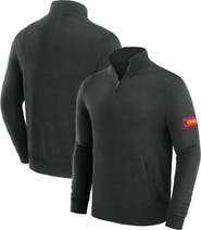 J. Palmer Men's J. Palmer Black Kansas City Chiefs Franchise Quarter-Zip Sweater