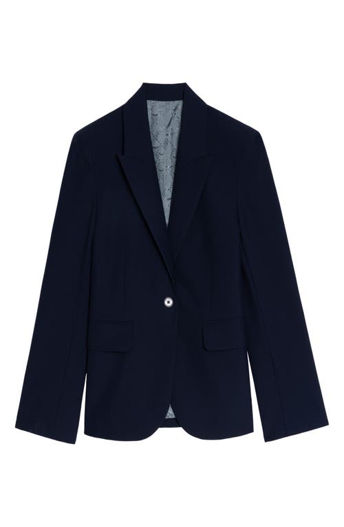 Zadig & Voltaire Vavy Tailleur Blazer In Purple
