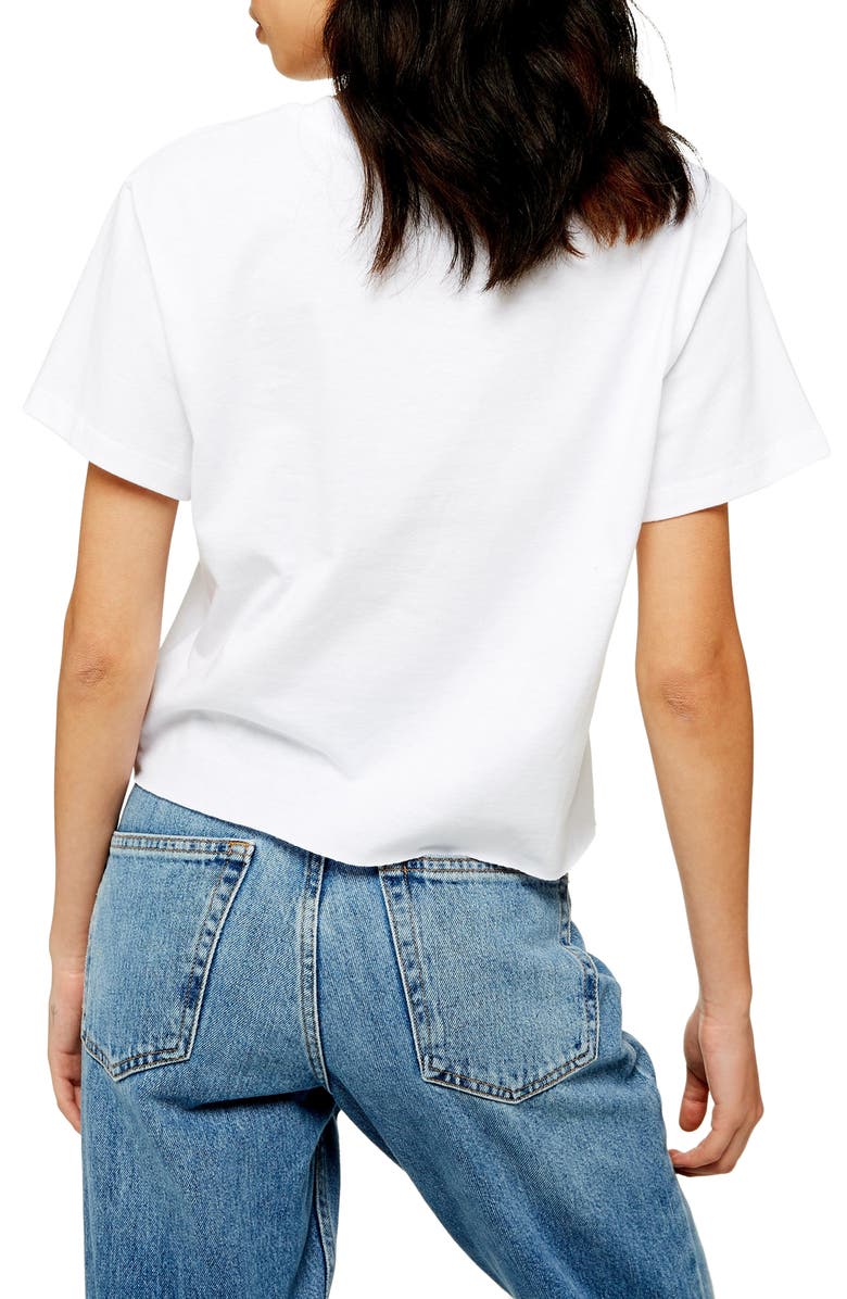 Topshop The Doors Crop Tee, Alternate, color,