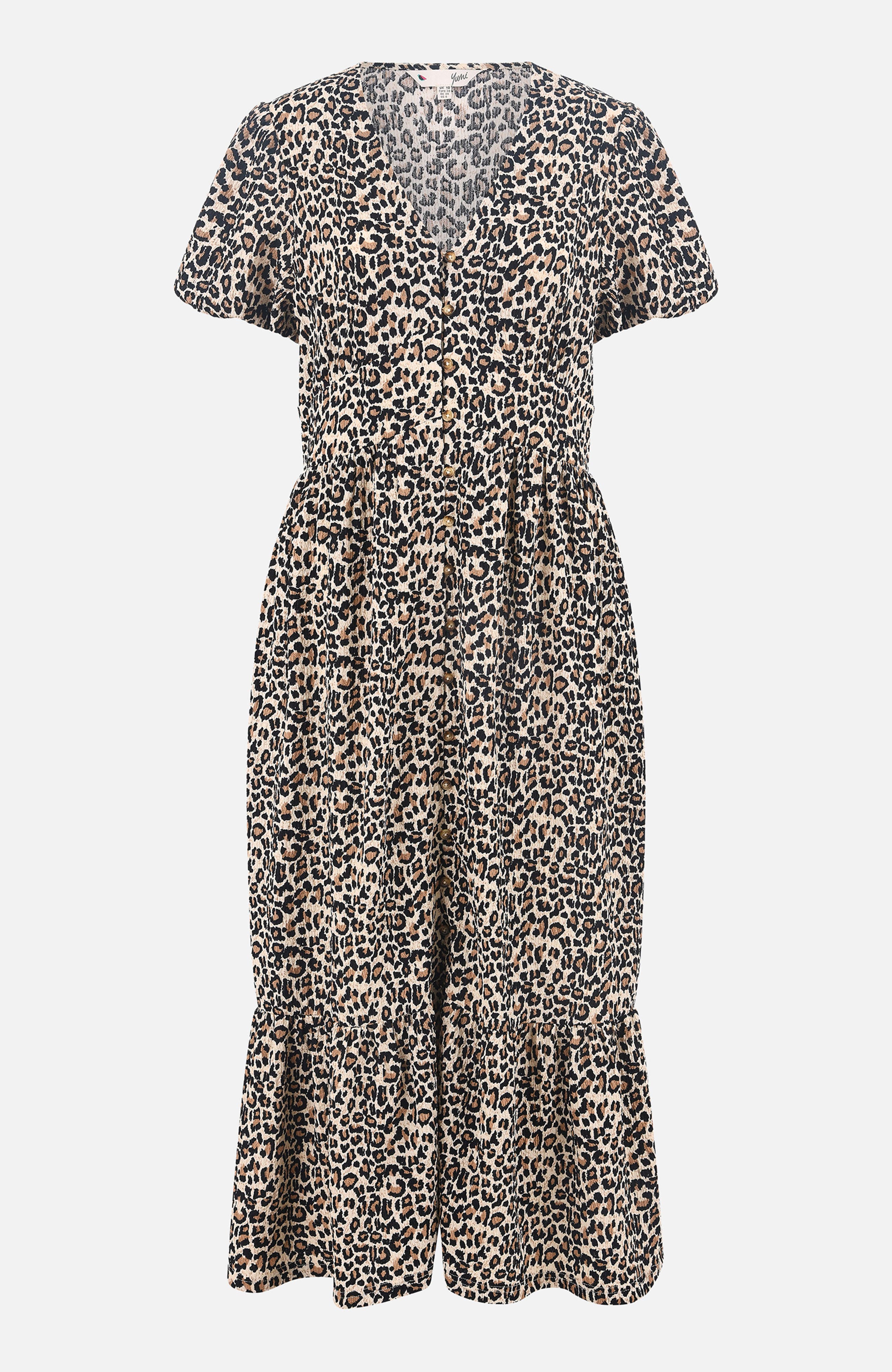 Pleated Button Through Midi Dress - image 2