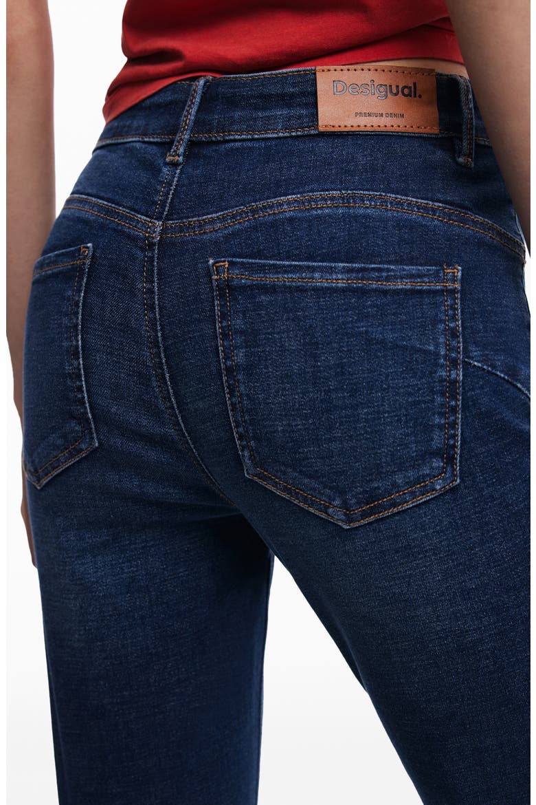 Flare Leg Jeans, Alternate, color, MEDIUM BLUE