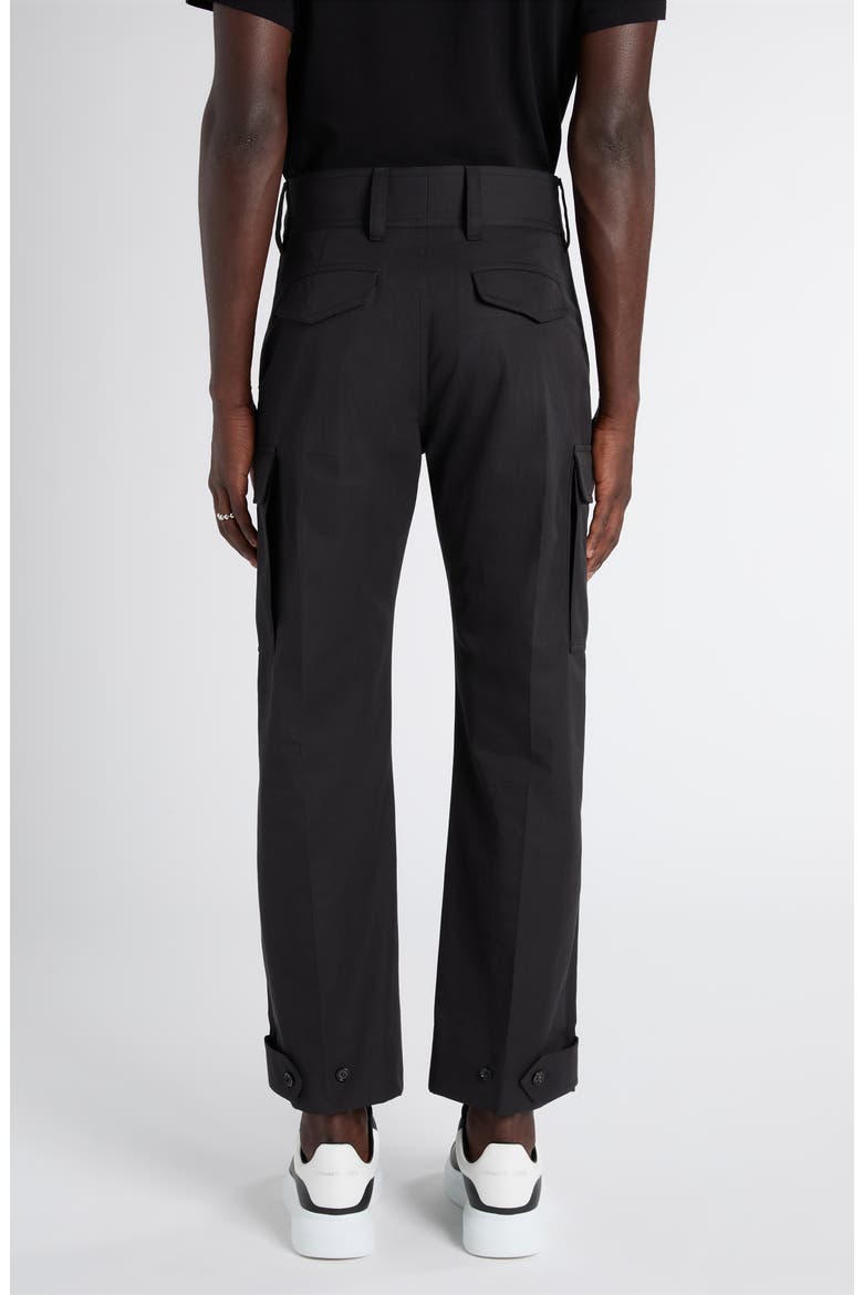 Straight Leg Cargo Pants, Alternate, color, BLACK