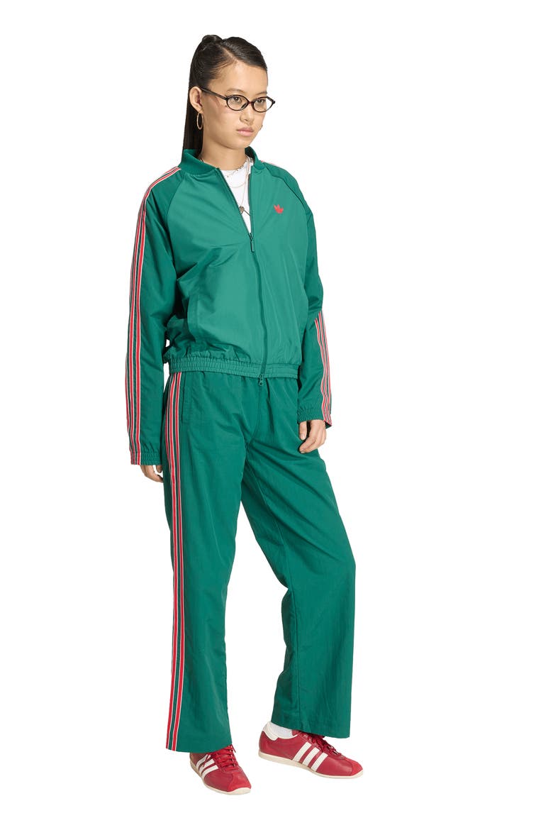 SST 3-Stripe Classic Track Pants, Alternate, color, COLLEGIATE GREEN