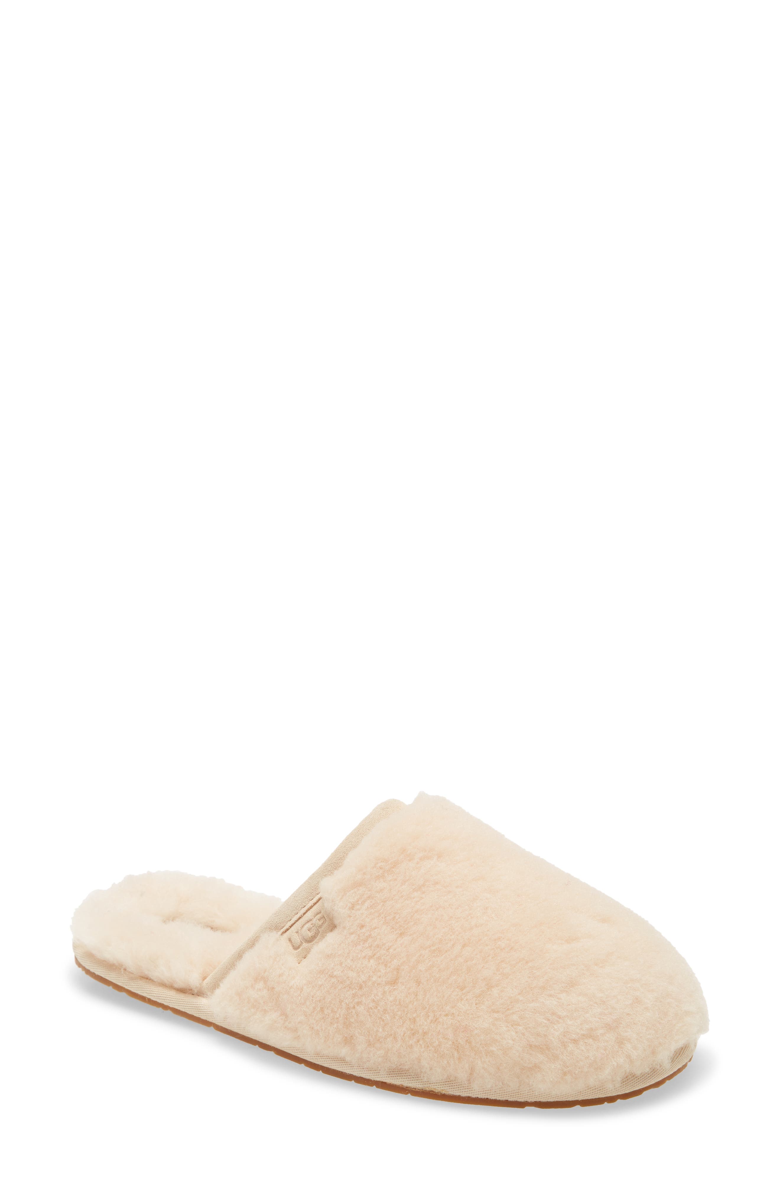 Fluffette Slipper, Main, color, CREAM