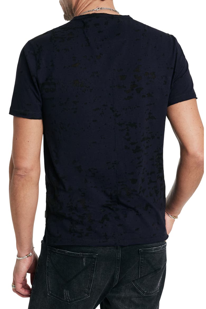 Eden Burnout Organic Cotton Blend T-Shirt, Alternate, color, INK BLUE