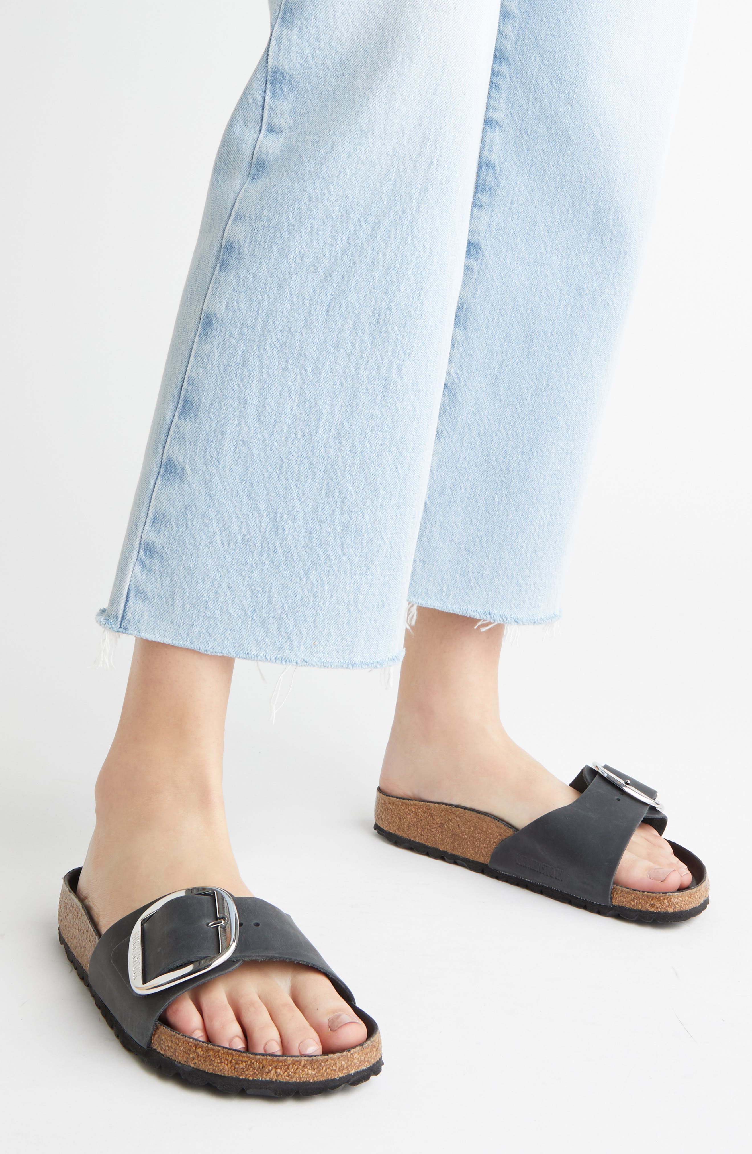 Madrid Big Buckle Slide Sandal (Women) | Nordstrom
