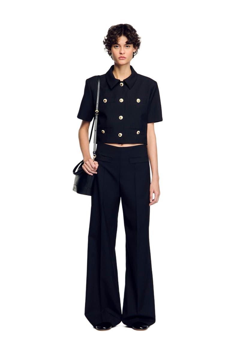 Suit trousers, Alternate, color, Black