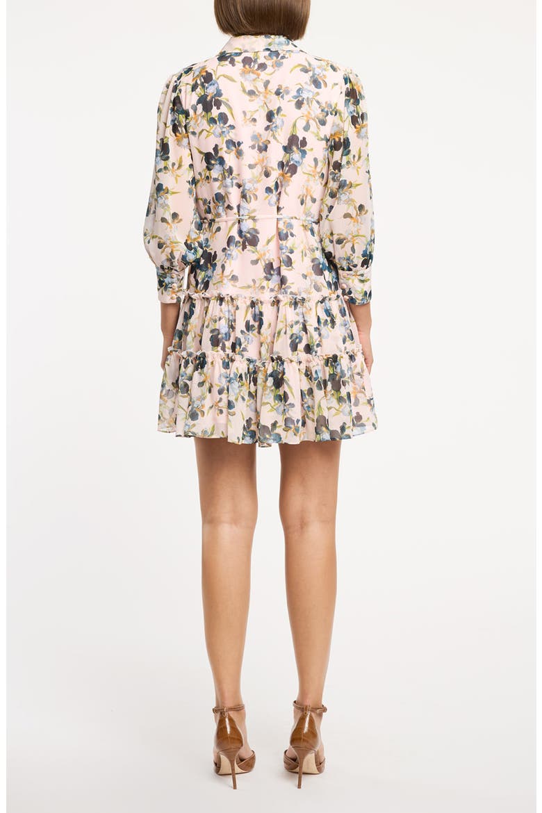 Rhys Trailing Iris Long Sleeve Minidress, Alternate, color, ROSY CLOUD MULTI