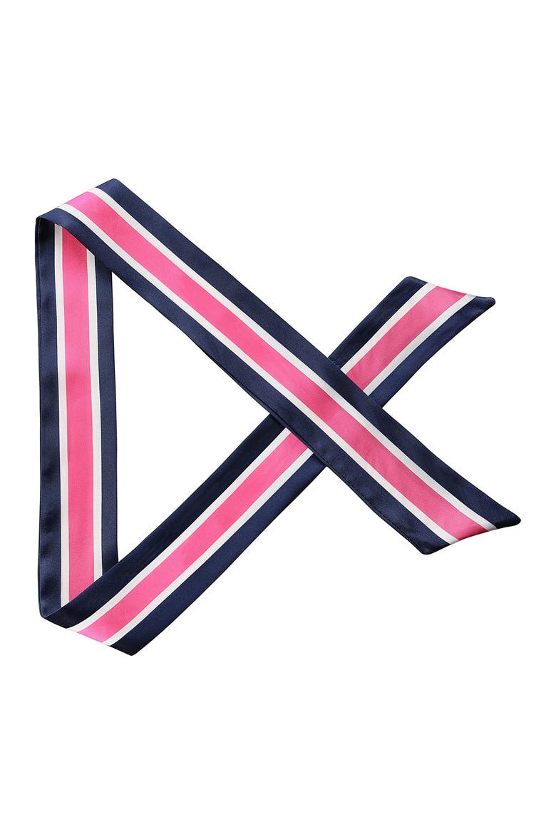 Stripe Silk Scarf 38mm/40mm Apple Watch 1/2/3/4 Band, Alternate, color, STRIPE
