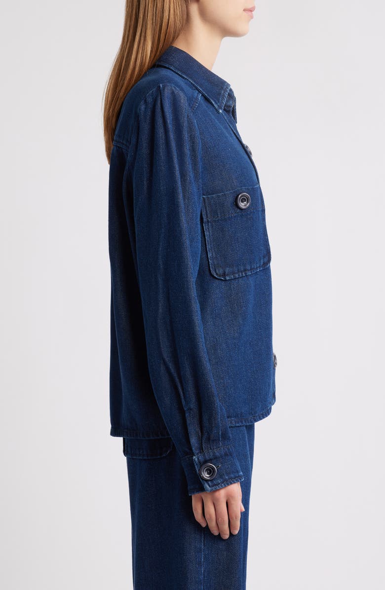 SESSÙN Theo Denim Button-Up Shirt, Alternate, color, 