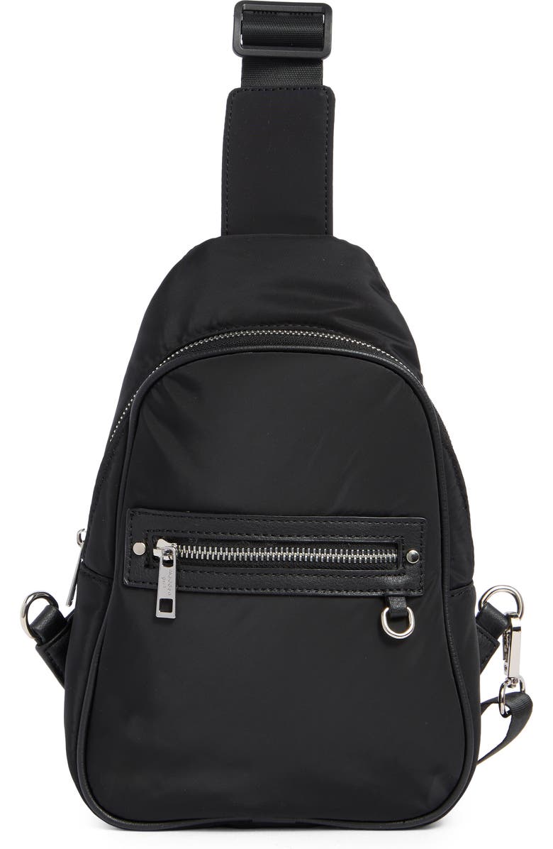 Madden Girl Sling Bag, Main, color, Black