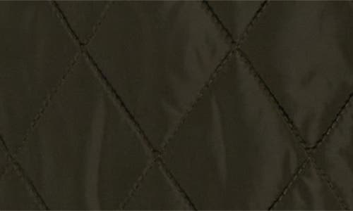 Burberry Quilted Jacket Corduroy Collar Casual In Green