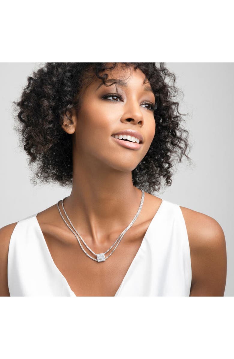 ZARUX Delicate Square Necklace, Alternate, color, 