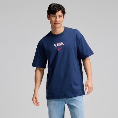 Men's Nike Navy USA Baseball 2026 World Baseball Classic Max90 T-Shirt