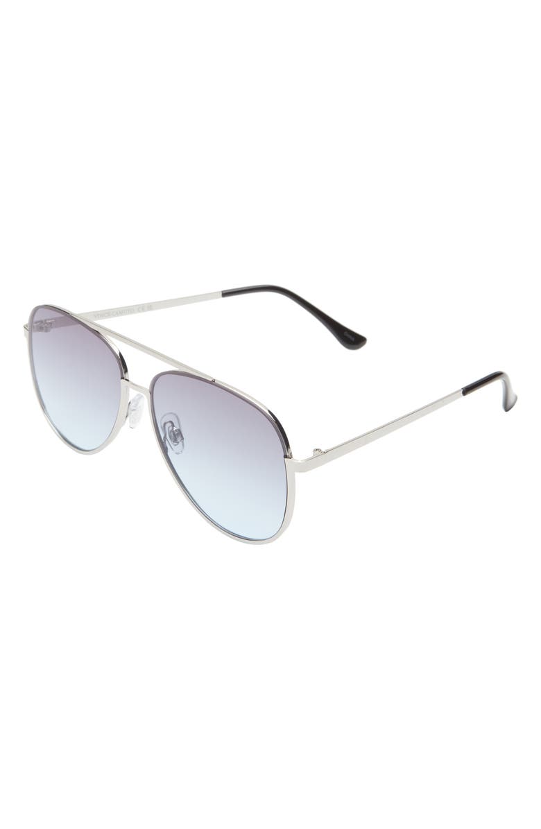 Vince Camuto 60mm Gradient Aviator Sunglasses, Alternate, color, 