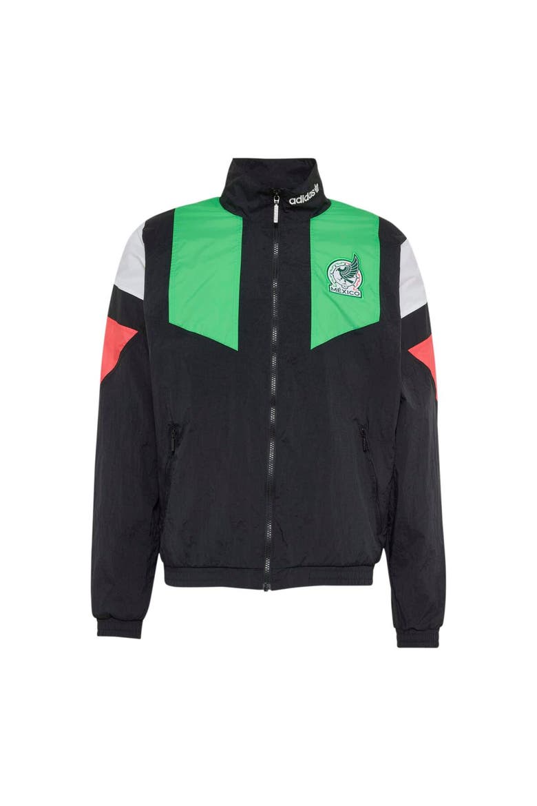 Men's adidas  Black Mexico National Team EQT Full-Zip Track Top, Alternate, color, Black