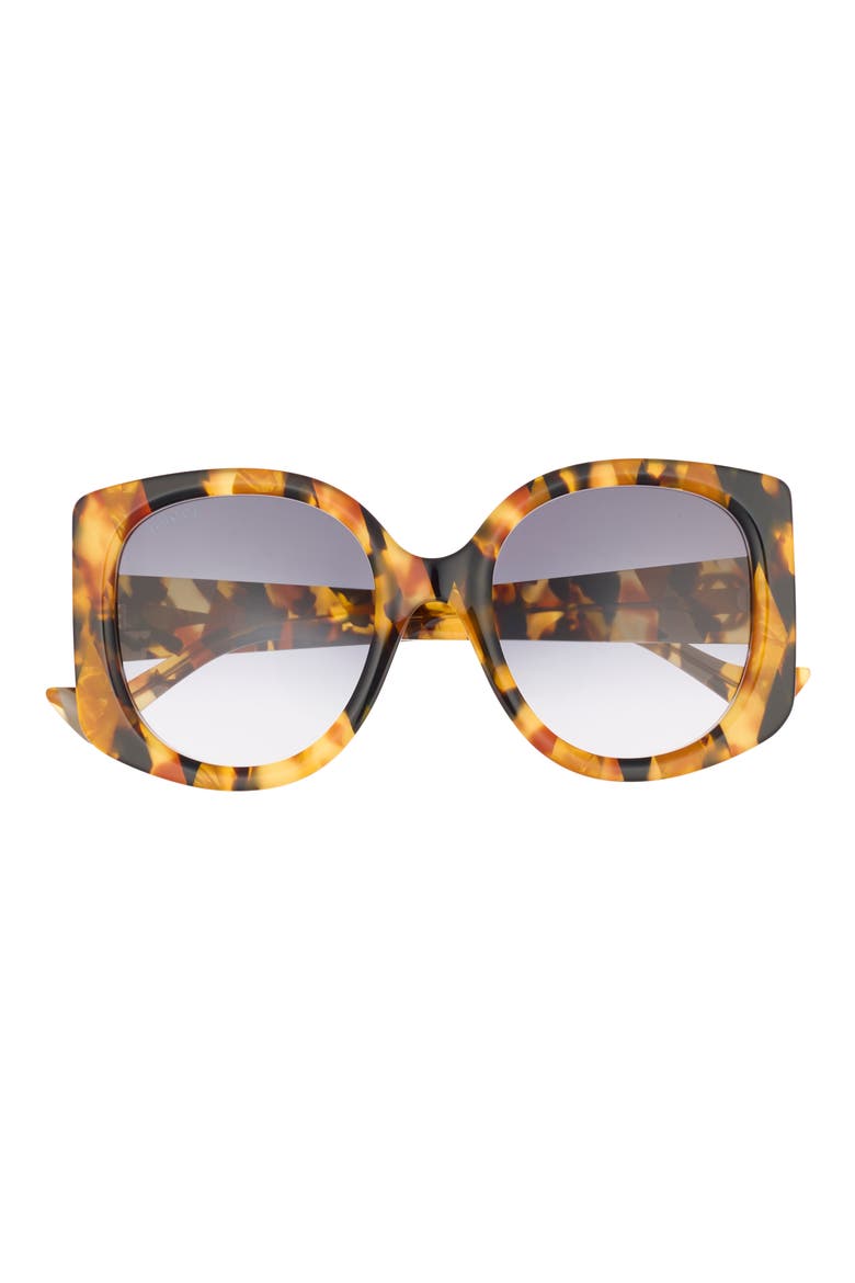 53mm Oversize Sunglasses, Main, color, HAVANA HAVANA BLUE