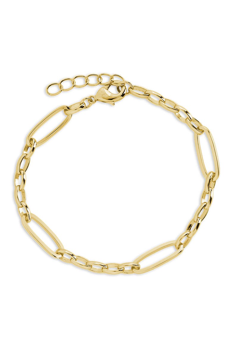 Amari Oval Link Chain Bracelet, Main, color, GOLD