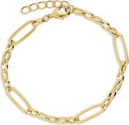 Sterling Forever Amari Oval Link Chain Bracelet