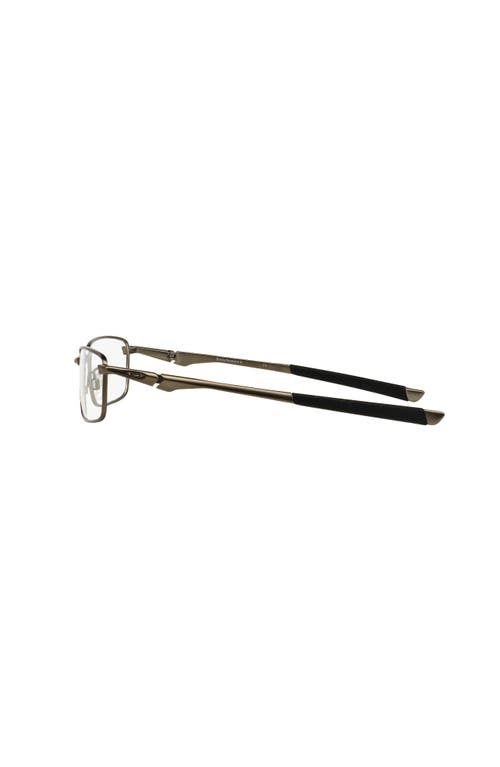 Oakley 53mm Rectangle Optical Glasses In Gray