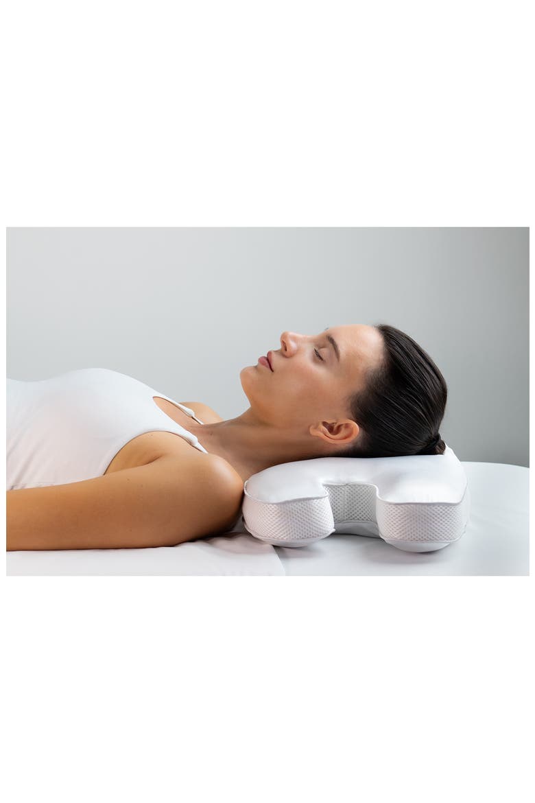 Memory Foam Skin Care Pillow, Alternate, color, WHITE