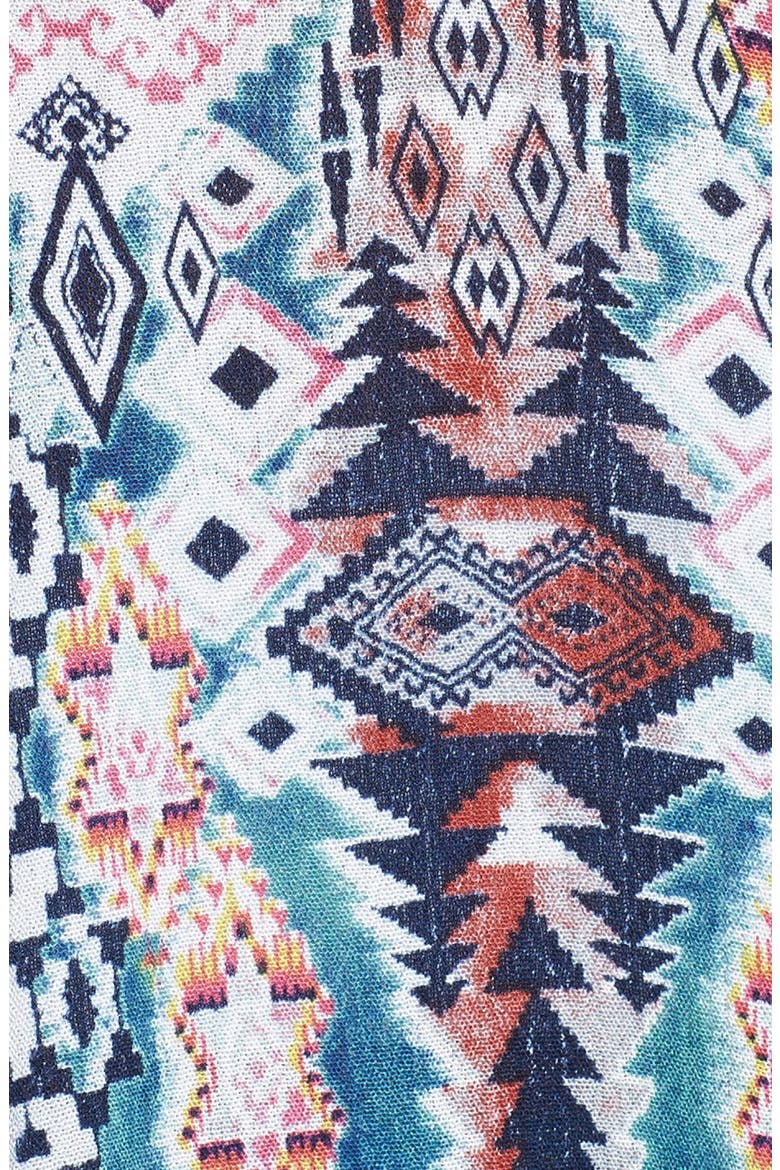 Crochet Back Print Camisole, Alternate, color, PINK MULTI