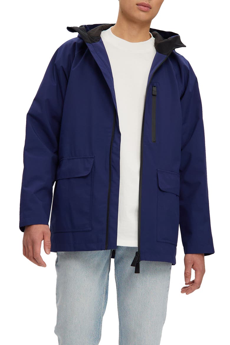Oliver Water Resistant Hooded Jacket, Alternate, color, BELLWEATHER BLUE