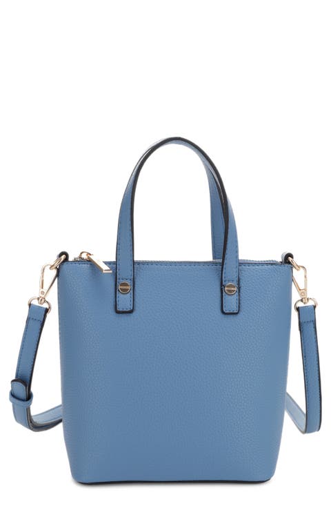 Mia Mini Recycled Vegan Leather Crossbody Tote