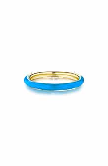 House of Frosted Enamel Stackable Ring
