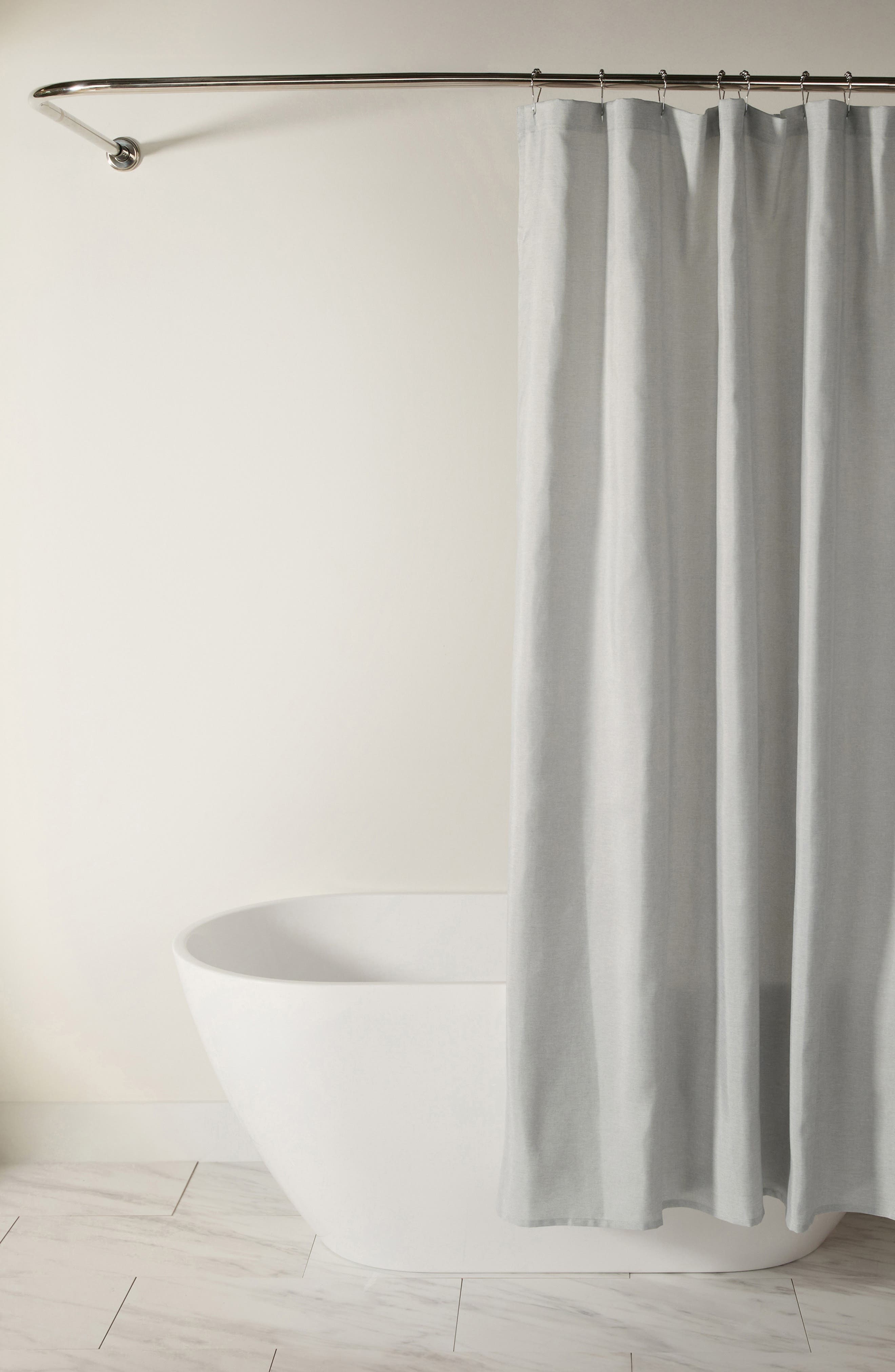 HOMESPUN Mixed Stripe Shower Curtain