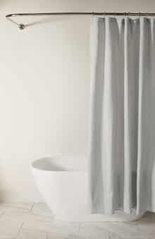 HOMESPUN Mixed Stripe Shower Curtain