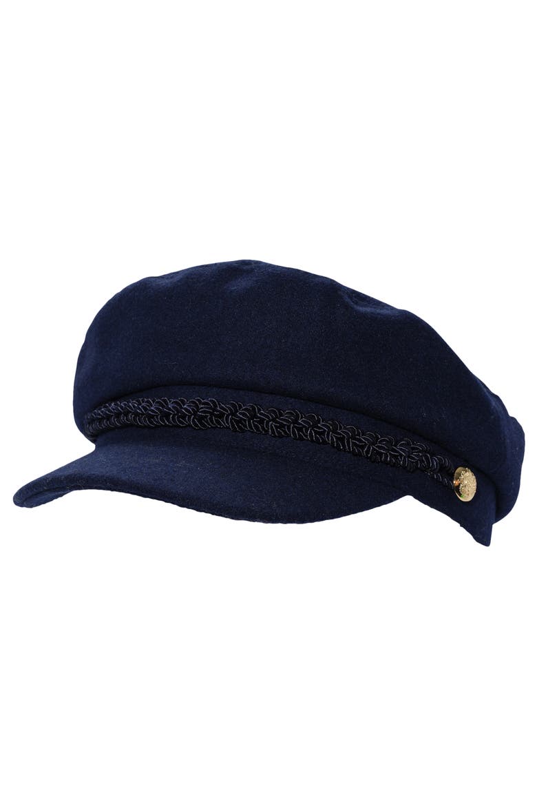 Wool Brim Cap, Alternate, color, Navy