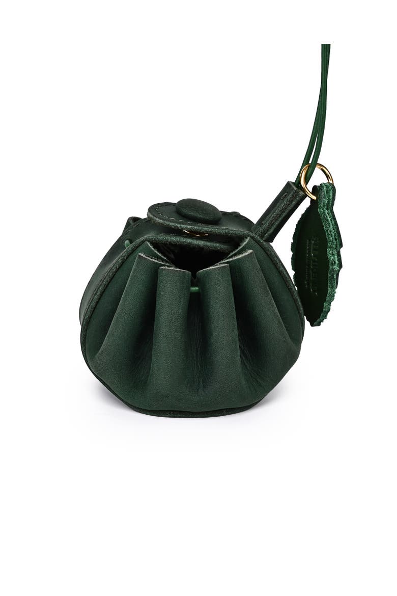 Buki Genuine Leather Mini Charm, Main, color, Green