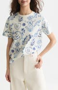 Scotch & Soda Print Cotton T-Shirt