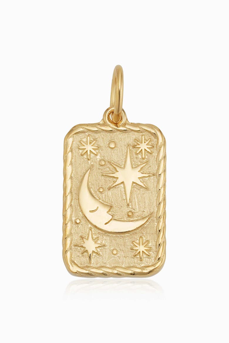 14K Yellow Gold Goodnight Moon Pendant Charm, Main, color, Yellow Gold
