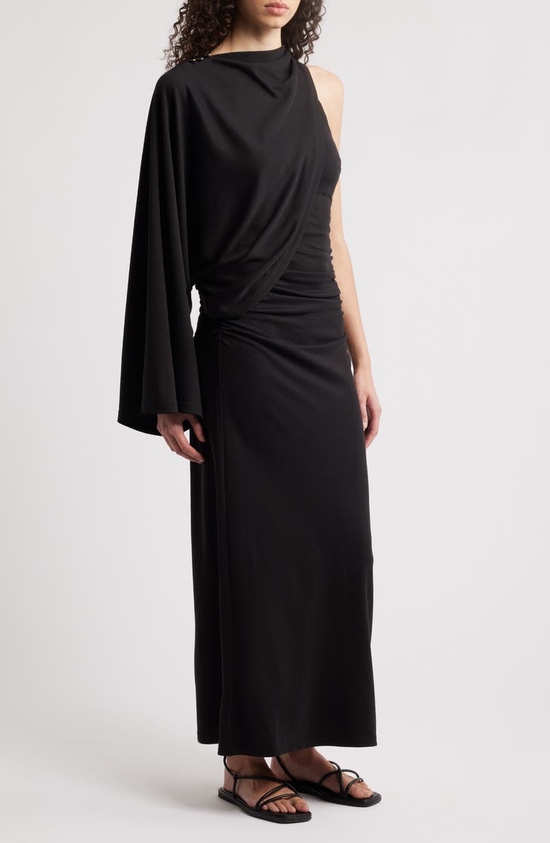Acler Odder Cocktail Maxi Dress, Alternate, color, Black